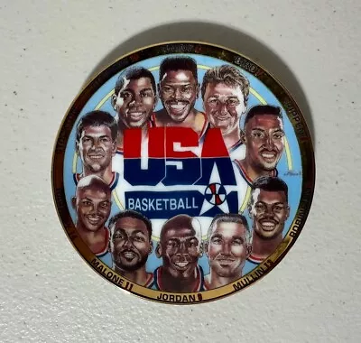 1992 First Ten Chosen Collectors Plate USA Olympic Basketball Dream Team • $9.95