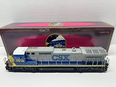 MTH 20-2642-1 CSX Dash-8 40C Narrow Nose Diesel Engine #7516 W PS 2.0 LNIB • $449