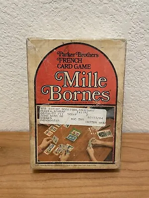 Vintage 1971 Parker Brothers Mille Bornes French Card Game CARDS ONLY Good Cond • $10