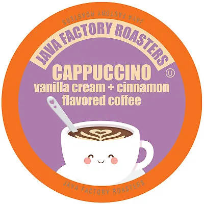 Java Factory Cappuccino Flavored Coffee For Keurig K-Cup Brewers 80 Count • $35.90