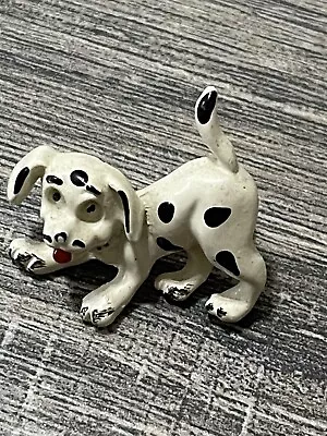 Vintage Enamel Dalmation Puppy Pin Broach Unbranded Safety Clasp • $6.99