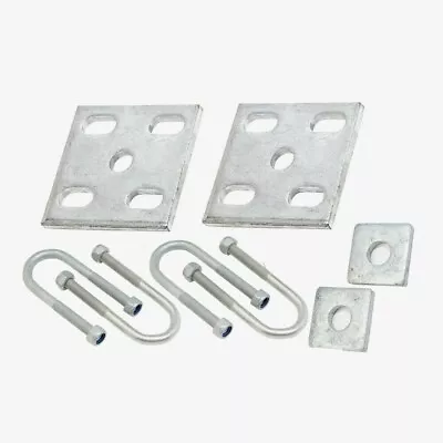 $35 • Buy Ark Trailer Galvanised U Bolts Kit 39mm Round Axle Pad Fish Plate Nylock Nuts