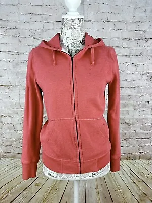 J Crew Sweatshirt Women's Small Hooded Vintage Fleece Coral Sherpa Lined Hoodie • $10