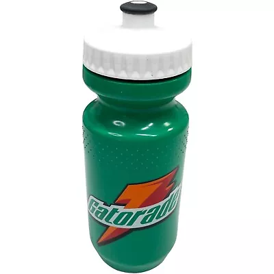 Vintage 90s Plastic Gatorade Bottle Green Orange Logo- Squeeze Bottle • $15.98