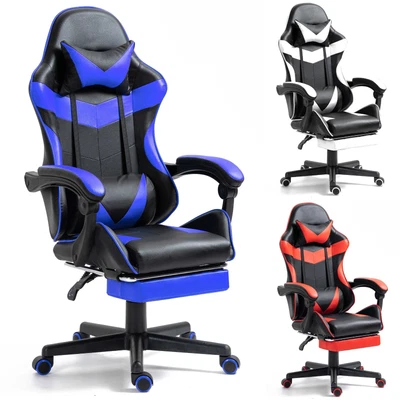 £70.99 • Buy Gaming Chair Office Recliner Swivel Ergonomic Executive PC Computer Desk Chairs