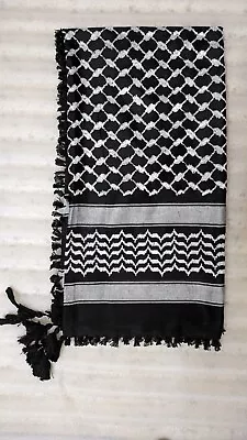 Palestine Shemagh Keffiyeh Arab Scarf Arafat Hatta Brand Cotton Made In India • $21.62