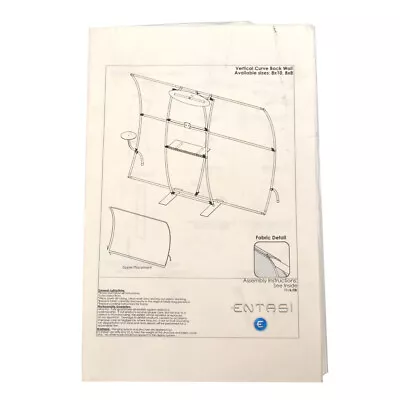 Downing Display Pop-up Display Entasi Trade Show Display 10ft X 8ft Missing Part • $189.99