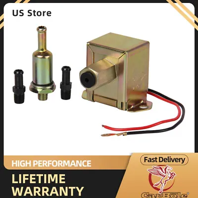 In-Line In-Tank Electric Fuel Pump 12V 2.5-4Psi Universal Standard Self Priming • $17.95