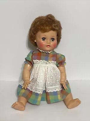 Vintage IDEAL 19  BABY COOS OB-19-2 Doll Red Hair Strung Arms • $19.99