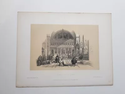 Egypt Petra Arabia Archaeology David Roberts Holy Land Original Lithograph 1860  • £12.95