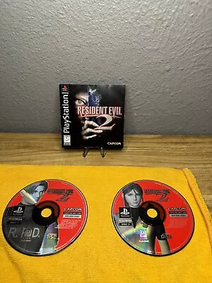 Resident Evil 2 (Sony PlayStation 1 1998) Manual & Discs Only ! • $29.99