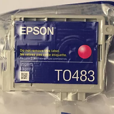 NEW OEM Genuine EPSON 48 T0483 MAGENTA Color Ink Cartridge TO483 • $5.56