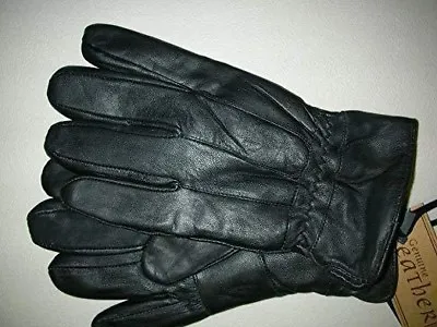 Thinsulate Wool Insulated Genuine   Leather   Mens   Winter Gloves BLACK  LARGE • $28.88