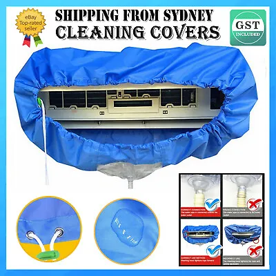 Air Conditioner Cleaning Covers Dust Washing Clean Protectors Bags Waterproof AU • $15.55