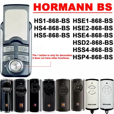 HORMANN BiSecur 868MHz Garage Door Remote Control Key Fob Transmitter Operator • £17.95