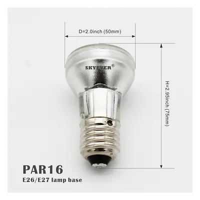 2 Pack PAR16 PAR20 Led Spot Light Bulb AC/DC 110V-130V E26 Lamp 7W Narrow Beam • $18.25