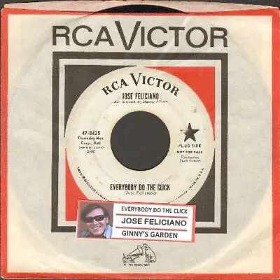 $60 • Buy Feliciano, Jose - Everybody Do The Click RCA 8425 Promo Vinyl 45 Rpm Record
