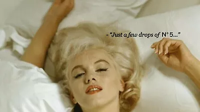 £4.89 • Buy Marilyn Monroe Face Of Chanel Favourit Perfume Print Poster Wall Art Picture A4+