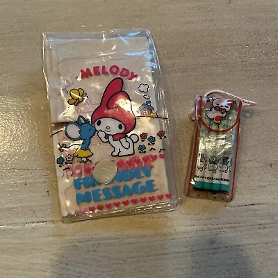 Vintage Sanrio My Melody Friendly Message Small And Tiny Pencils • $15