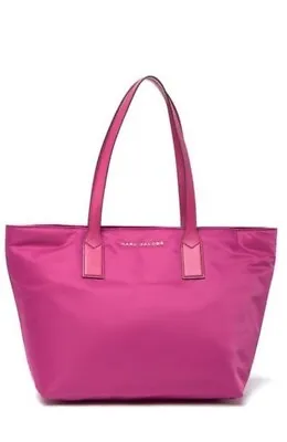 Marc Jacobs Editor Tote Purse Bag Magenta Pink Nylon Adorable Fashion Color NWOT • $59