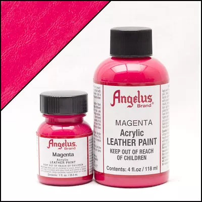 £12.50 • Buy Angelus Acrylic Leather Paint For Sneakers, Shoes, Bags - 84 Colours - 1oz / 4oz