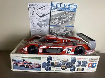 Like New Vintage 1998 Tamiya 1/10 Toyota GT-One TS020 F103RS Chassis & RC Car • $224.04