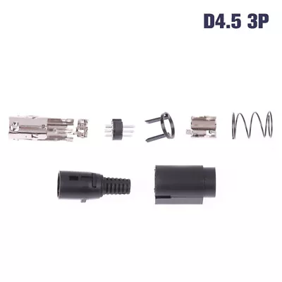 1Pcs/Set DIN 3/4Pin Male DC Power Plug Dual Power Supply Terminal Connector BII • £3.29