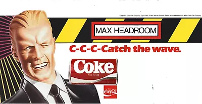 Max Headroom C-c-c-catch The Wave And The Super Max Shelf Talkers • $4.50