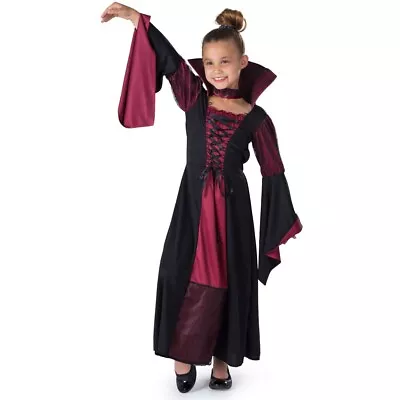 Dress Up America Vampiress Costume For Kids - Girls Vampire Costume - Halloween • £23.99