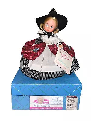 Vintage 1986 MADAME ALEXANDER Mini Showcase MOTHER GOOSE DOLL W/ Box Tag • $24.90