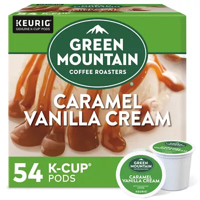 Green Mountain Coffee K-Cup Pods Caramel Vanilla Cream (54 Ct.) • $43.48