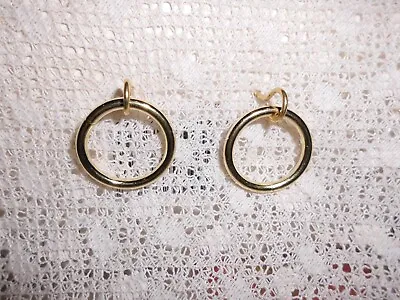 Pedigree  Replacement  Gold  Earrings  (black 22 Inch Doll) • $19