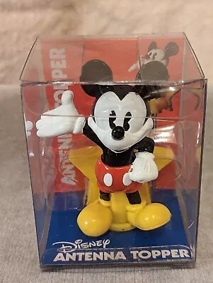 Vintage Disney Full Body Mickey Mouse Star Car Antenna Topper New In Box W/cord • $17