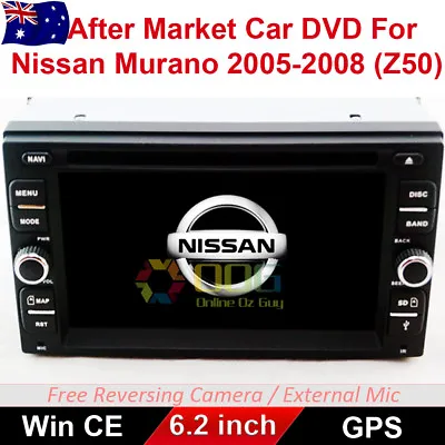 6.2  Car DVD GPS Navi Head Unit Stereo For Nissan Murano 2005-2008 (Z50) • $359.90