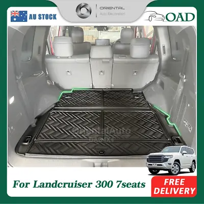 $72 • Buy OAD 3D TPE Boot Mat Liner For Toyota Landcruiser 300 7 Seats 2021+ Cargo Mat