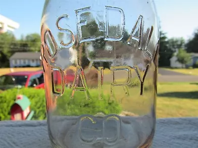 $19.99 • Buy TREQ Milk Bottle Rosedale Dairy Co Norfolk VA 1941 HEALTH DEPT PERMIT #7