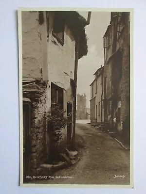 Rosemary Row Okehampton Devon Real Photo Vintage Postcard K28 • £3.99