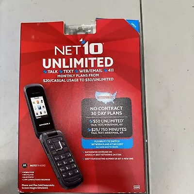 Motorola W409G Cell Phones - Net10 Wireless- Flip Phone NOT SCANNED PARTS ONLY • $18.98