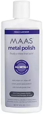 MAAS Metal Polish 8-Ounce - Clean Shine And Polish Safe Protective Prevent • $37.59