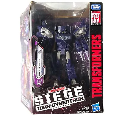 Transformers Siege Shockwave War For Cybertron Leader Class G1 Style Cartoon • $110.88