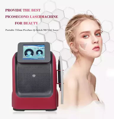 Q Switched ND Yag Laser Tattoo Removal Machine Eyebrow Pigment Removal Freckle • $1600