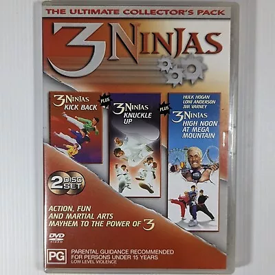 3 Ninjas | Trilogy (DVD 1992) Family Martial Arts Comedy Region 4 • $18.90