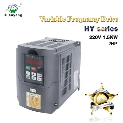 Huanyang VFD 220V 1.5kw 2HP Variable Frequency Drive Inverter Convert For Motor • $87.20