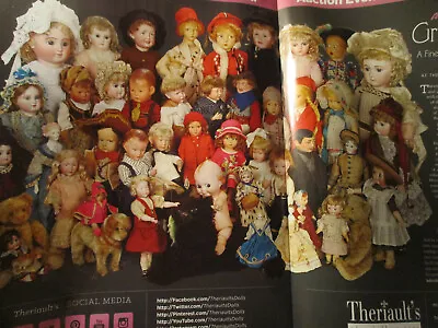 Double Pg Theriault's Marquis French/German/Lenci/Schoenhut Doll Auction Ad ONLY • £3.21