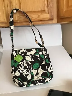 Vera Bradley  Imperial Rose  Double Zip Mailbag NWT • $18