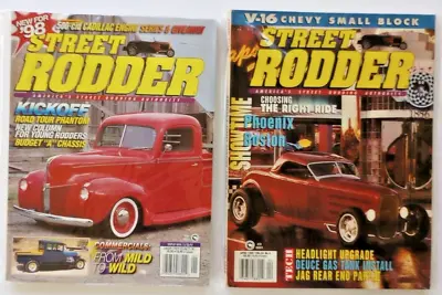 Vintage Street Rodder April 1995 & Jan 1998 Mild To Wild & Phoenix Boston • $14.39