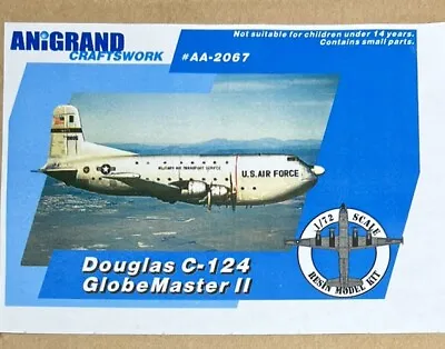 Anigrand Models 1/72 DOUGLAS C-124 GLOBEMASTER II Transport Resign Model Kit • $165.98