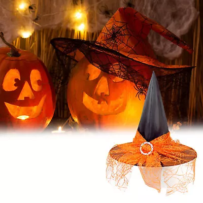 Kids Wizard Hat Exquisite Reusable Halloween Witch Costume Girls Witch Cloth • $7.65