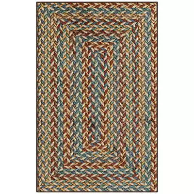 Traditional Multicolor Print Braid Indoor Accent Rug 2'6 X3'10  • $21.65