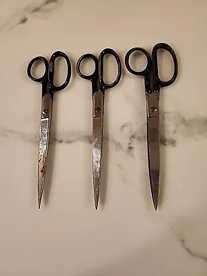 Lot Of 3 Vintage Metal Scissors 2 Lifeedge 1 Kingshead • $7.94